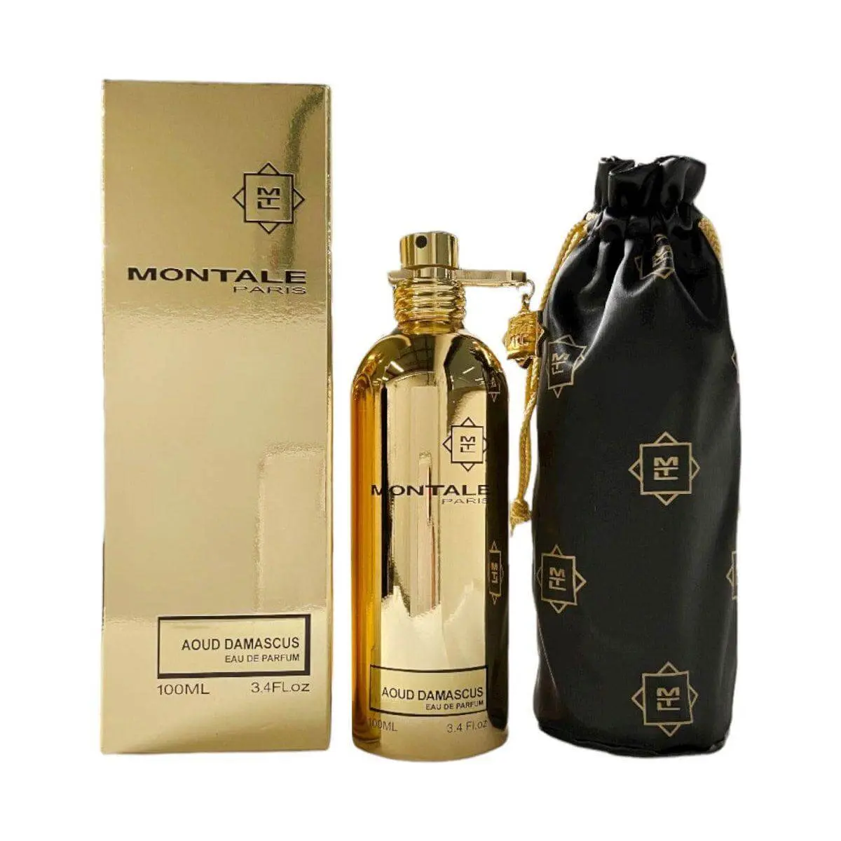 Montale Aoud Damascus Unisex EDP Intense Fragrance - 3.4 fl oz, Agarwood Base, Rose Blend, New Box Montale Perfume
