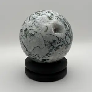 Crystal Sphere Spinning Stand - Stand Only Steel Ball Bearing 3D printed