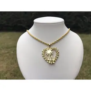LA Palm Tree Gold Chain