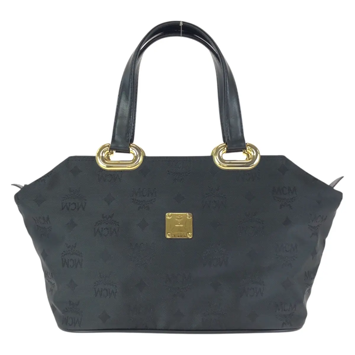Pre-owned MCM Nylon Shoulder Bags Visetos Leather Handbag