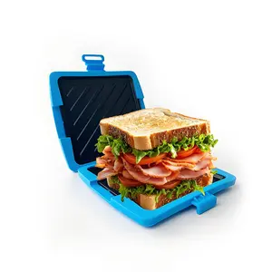 Silicone Sandwich Maker, Microwave Press Toastie, Reusable Bag, Grilled Cheese Panini, Breakfast Tiktok Viral, Kitchen Gadget, Lunch Box Essential, Nonstick Griddle