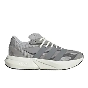 adidas Mens Lightblaze Lace Up Sneakers Shoes Casual - Grey