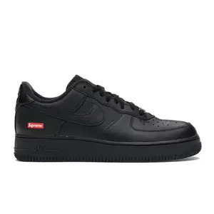 Nike Air Force 1 Low Supreme Black CU9225-001 Fashionable Sports Shoes Stylish Basketball Shoes Cool Athletic Shoe