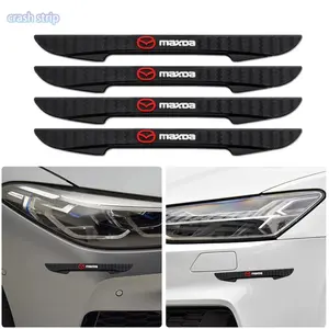 Mazda Car Bumper Edge Protector Stickers, 4pcs Anti-Collision Strips for Mazda 3 Axela Speed 6 Mx-5, Door Handle Scratch Protection, Vehicle Exterior Decoration