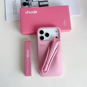 RHODE Minimalist Phone Case with Lip Treatment Slot for iPhone 11–17 Pro Max – Fashionable & Functiona