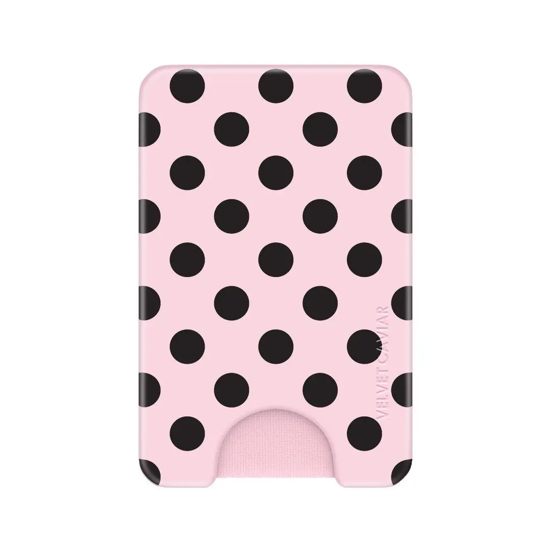 Princess Pink Polka Dot MagSafe Wallet