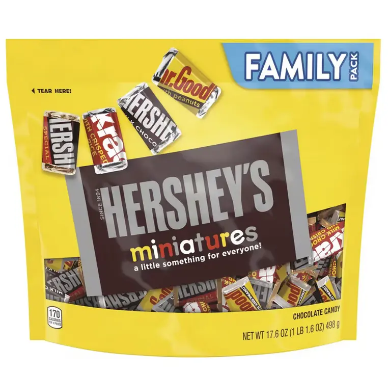 Miniatures Chocolate Candy Assortment, Family Size 17.6 oz Miniatures Chocolate Candy Assortment, Family Size 17.6 oz