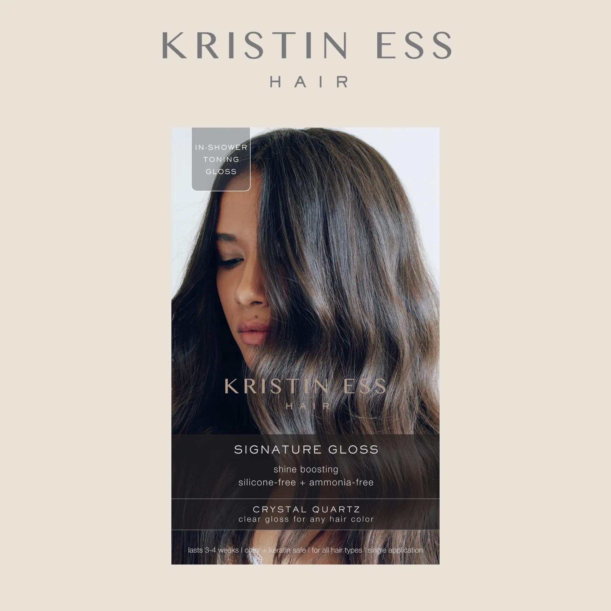 KRISTIN ESS HAIR SIGNATURE HAIR GLOSS CRYSTAL QUARTZ