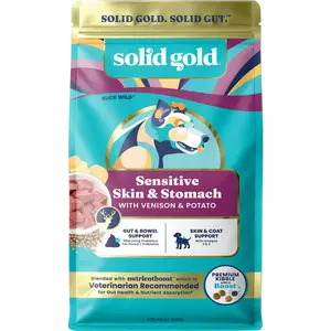 Solid Gold Nutrientboost™ Buck Wild™ Sensitive Stomach Dry Food for Adult Dogs
