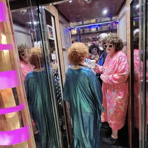 Bsubseach Women Ethnic Print Kaftan Dress ,Plus Size All Over Print  Sleeve TunicDress, Boho Casual V Neck 3/4 Sleeve TunicDress for Women, Women's Plus Cover Up,Mrs. Roper Kaftan ，bubu，mumu，Casual Womenswear Summer