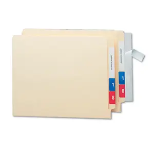 212 MAIN Self-Adhesive File Folder Label Protector, Clear Laminate, 8 x 1-11/16 in, 100 per Pack