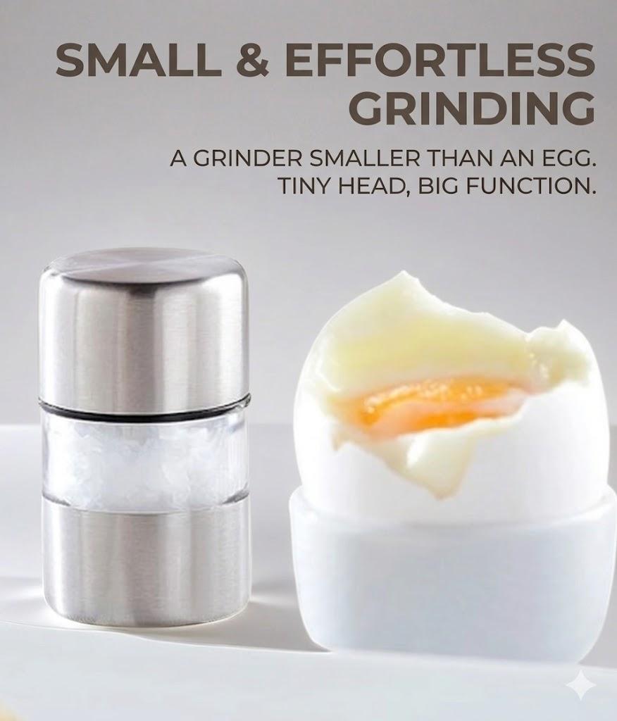 Convenient Spice Grinder — Outdoor Spice Grinder for Home Use, Perfect for Steak & BBQ Seasoning