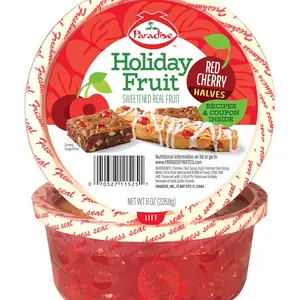 Red Cherry Halves, 8 Ounce