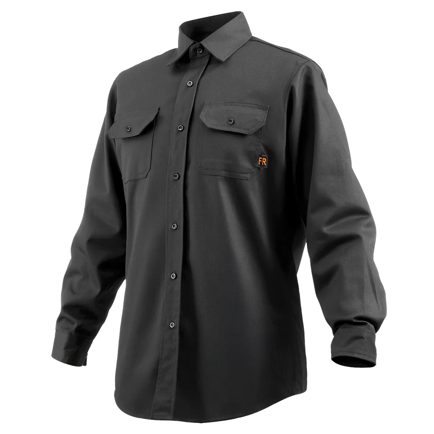 【summerfinds】VEVOR Flame-Resistant Welding Safety Jacket, XL Size, 7 oz. Pure Cotton, Heat Resistant, Adjustable Cuffs, 2 Pockets, Plastic Buttons, Tools & Hardware Welding Accessory, Fr Cotton, Wrist & Neck Guard