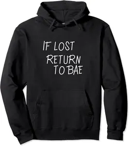 if lost return to babe hoodies couples Pullover Hoodie - Judefernan Shop 62B093M4J4NB