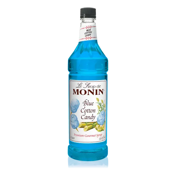 Monin Blue Cotton Candy Syrup - Bottle (1L) Monin Blue Cotton Candy Syrup - Bottle (1L)
