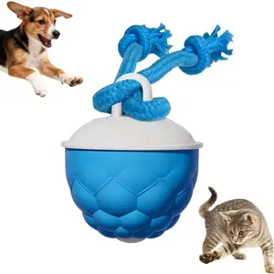 1pc Interactive Dog Toys - 2026 Upgraded Motion Activated Automatic Rolling Ball Toys for Small/Medium/Large Dogs Balls for Boredom to Keep Them Busy with USB Rechargeable (Blue/Orange)