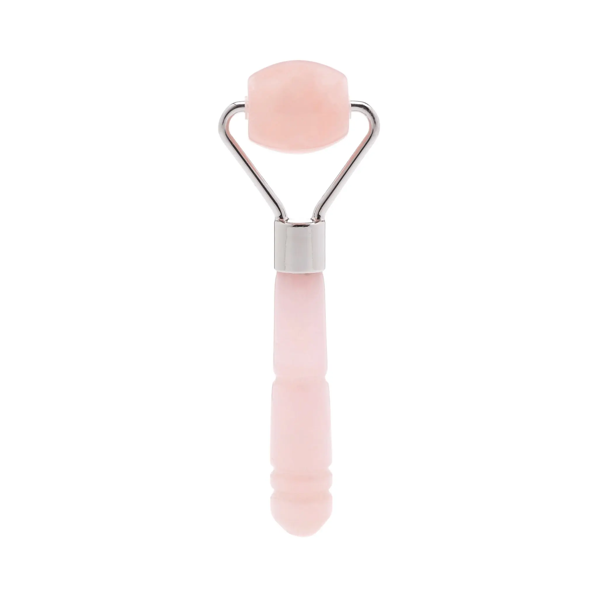 Skin Gym Rose Quartz Mini Eye Roller Eye Massage & Skincare Support | Natural Rose Quartz & Cooling Touch
