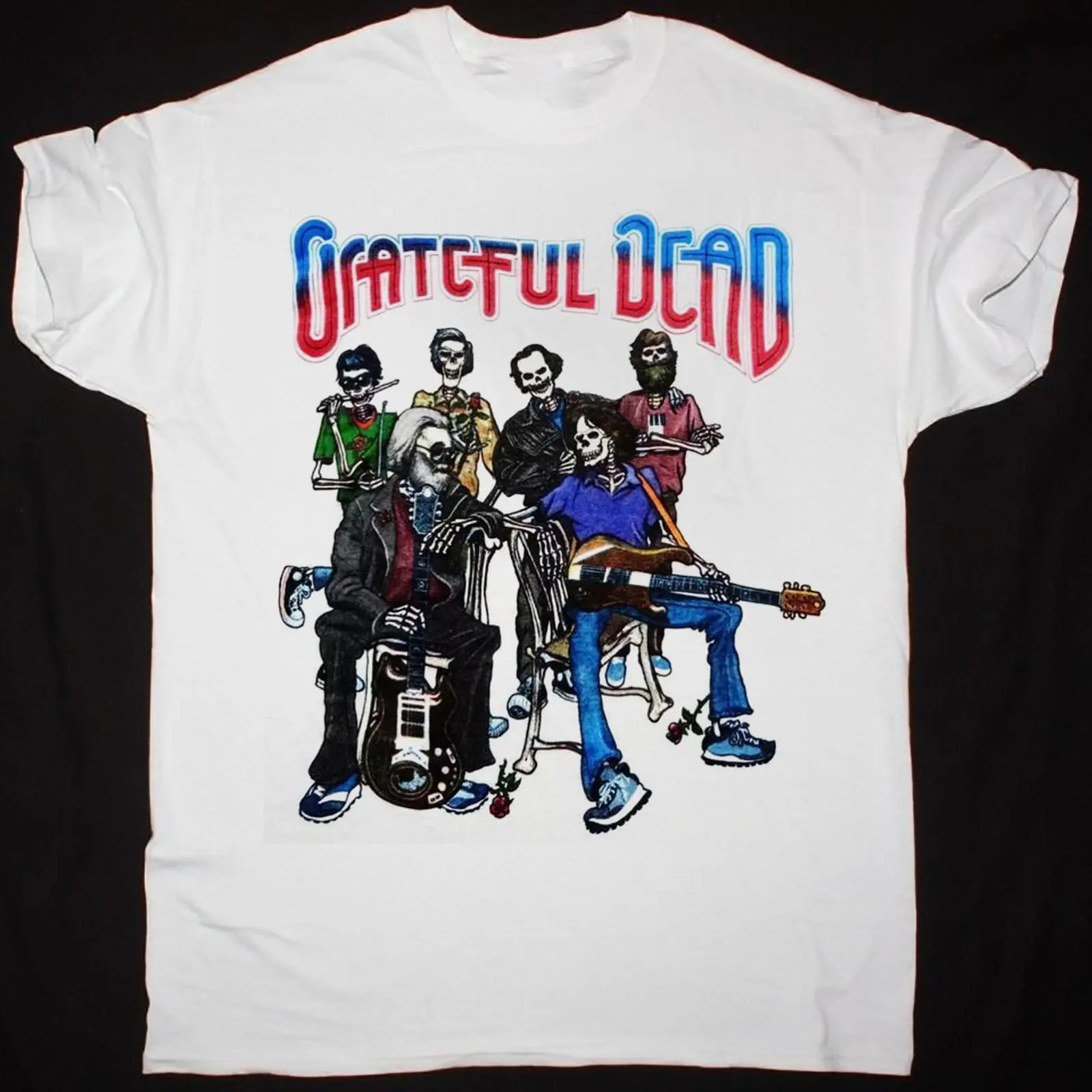 Rare Hot Grateful Dead 1987 Touch White Men T Shirt S To 5xl Gift For Fans Ga554 1