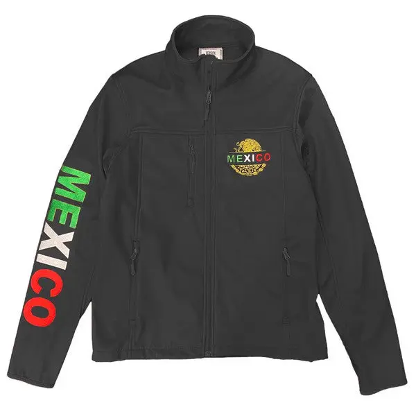 Mexico Embroidered Soft Shell Jacket Mexico Embroidered Soft Shell Jacket