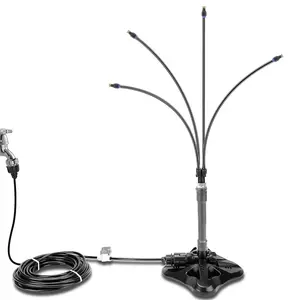 Outdoor patio standing misting system with a 26.24-foot spray hose; portable cooling mist for patios, pools, gardens, water games, and pet cooling; no electricity required. Garden Hose Sprayer