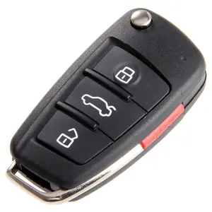 Audi Keyless Entry Remote Control Replacement, Compatible with Audi Models A3/a4/a6/a8/tt/q7/s6, No Chip Included, 4-Button Design