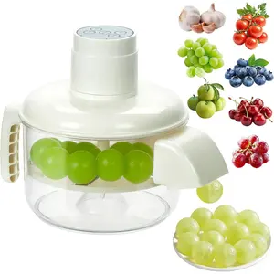 Automatic Grape Peeler Machine, Electric Garlic Peeler & Cherry Tomato,Cordless Electric Grape Peeling Machine for Fruit & Vegetable-Rechargeable Garlic Peeler Skin Remover for Home Kitchen Outdoor