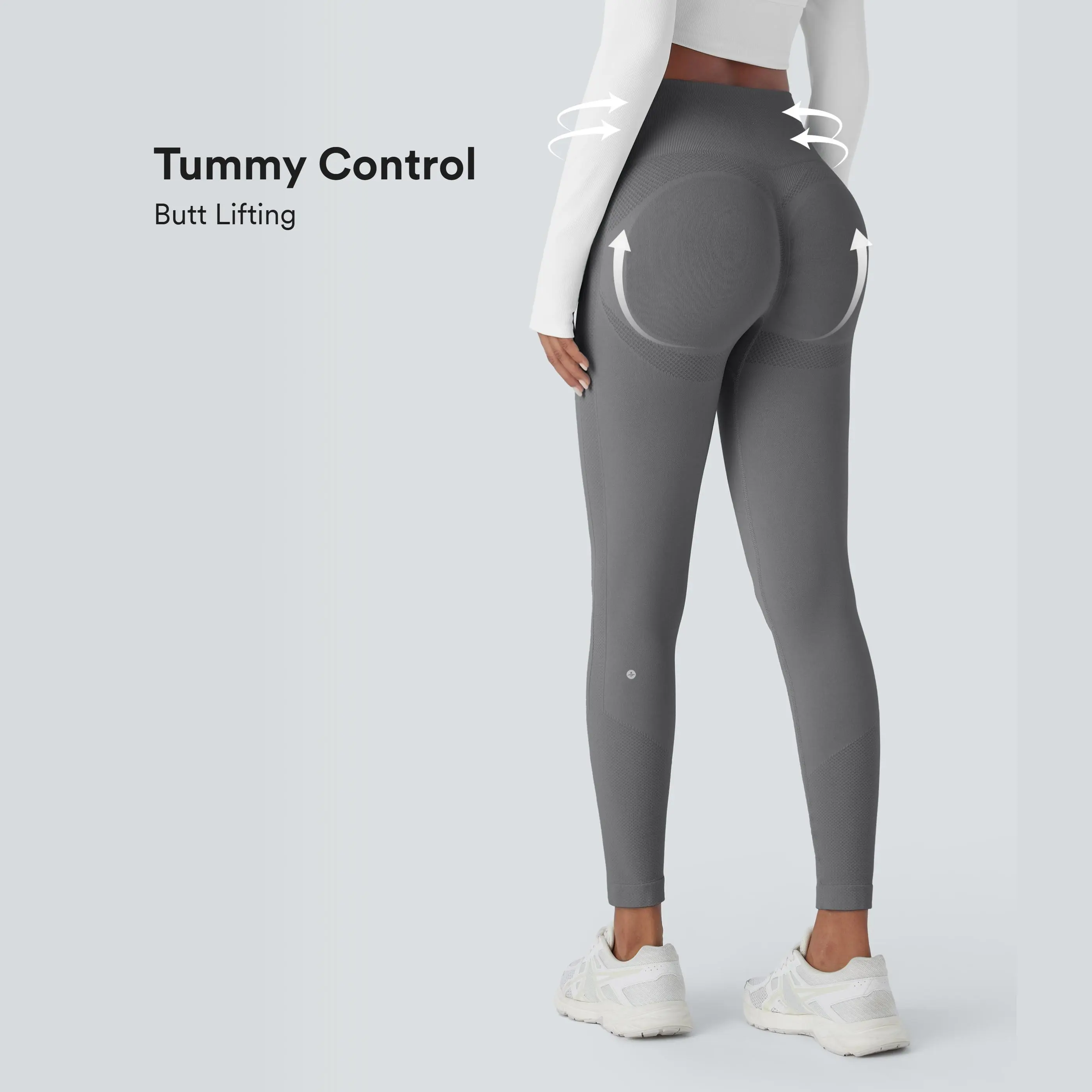 Halara OneForm Seamless Flow High Waisted Tummy Control Butt Lifting Yoga Leggings