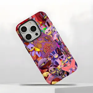 Trendy The Amazing Digital Circus Phone Case – Aesthetic Cartoon Style, Shock Absorbing & Scratch Resistant, Compatible with iPhone 17/16/15/14/13/12/11 Pro Max/Plus/Air