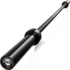 RITFIT Olympic Barbell 4ft/6ft - 2 Inch Weight Bar for Strength Training, Weightlifting, Squat, Deadlift, Bench Press, Curl, Overhead Press - 350lbs/500lbs Capacity