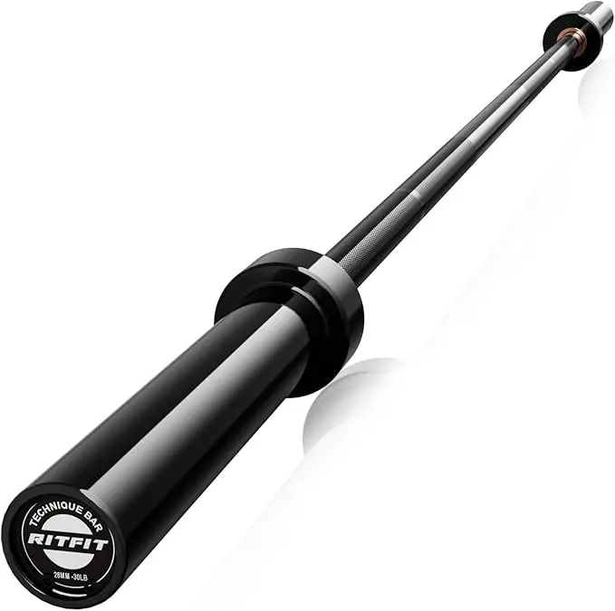 RITFIT Olympic Barbell - 2-Inch 4ft/6ft Weight Bar, 350lbs/500lbs Capacity, Home Fitness Equipment for Strength Training, Deadlifts,summerwins