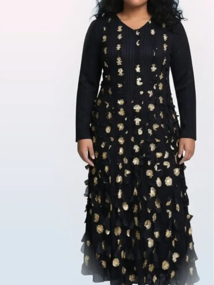New Elegant and Stylish Miyake Pleated Dress Casual Fabric