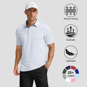 G Gradual Men's Golf-Themed Polo Shirts - Dry Fit, Moisture Wicking, Lightweight Stretchy Shortsleeve, Collared Athletic Sports Clothing for Casual Summer Use #TikTokShopStockUp