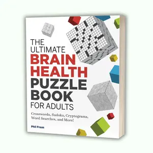 Ultimate Brain Health Puzzle Book for Adults – Crosswords, Sudoku, Word Searches & Brain Games
