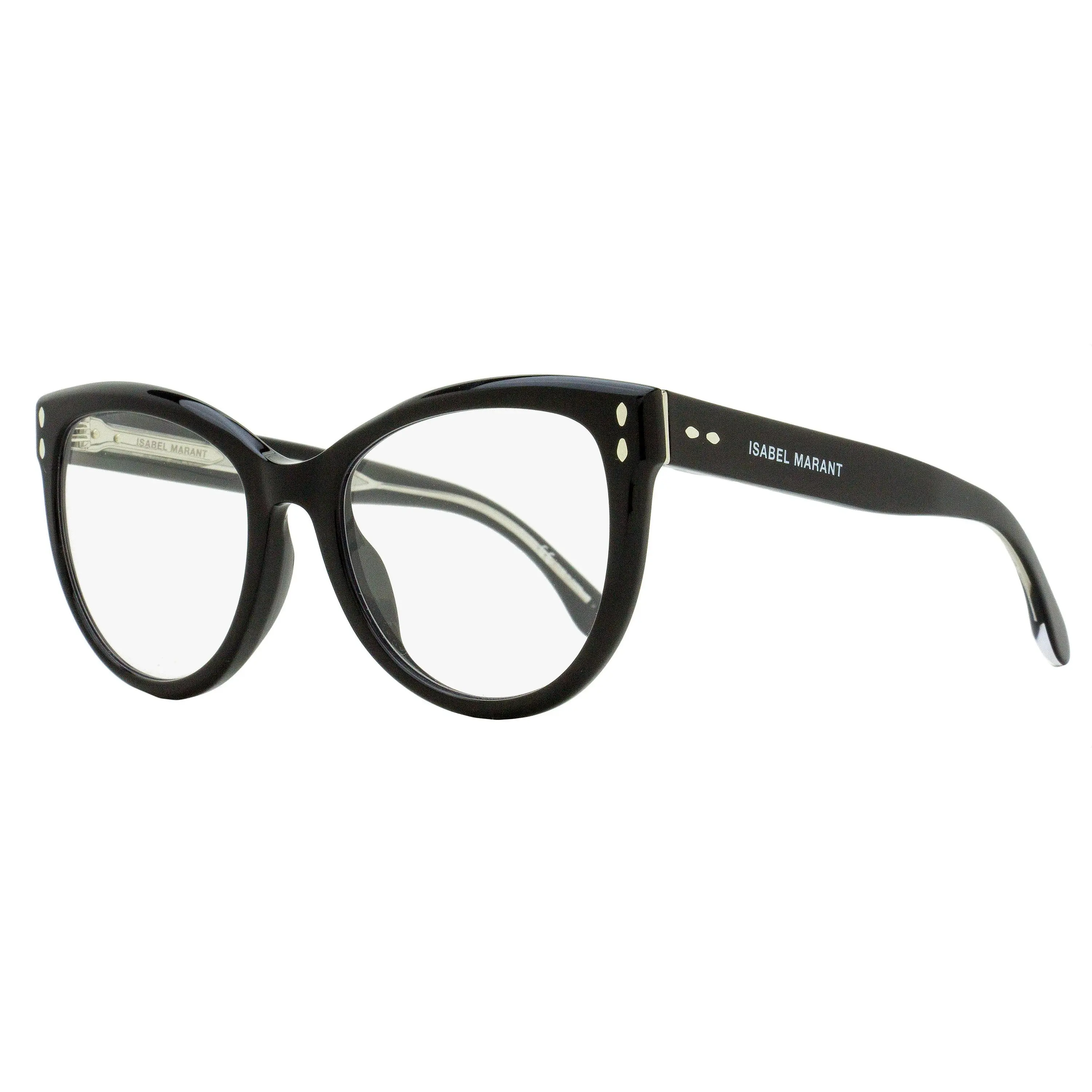 Isabel Marant IM0089/G/BB 807 Butterfly Blue Block Eyewear Frame - Casual Stylish Glasses, Black, 53mm, Stylish Eyeglass