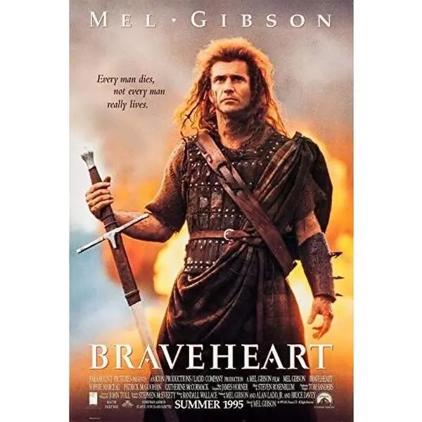 Braveheart Movie Poster - 24" x 36"