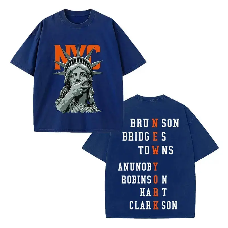 Blank Graphic Studio NewYork 2 side Graphic T-Shirt Sweatshirt Hoodie, Basketball Fans Apparel, Knicks Basketball Style Shirt, Basketball Streetwear, Orange Letter Graphic, Vintage Concert Game Day Gift For Fans, Unisex Top, Vibes