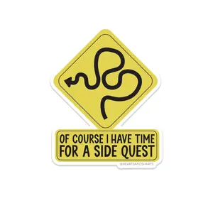 SIDEQUEST 3X3 ILLUSTRATED VINYL STICKER