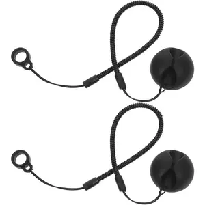 Pen Leash, 2 count Retractable Stylus Teacher Pen Lanyard with Ring, Elastic Tether for Tablets, Writing Boards Loss Prevention Strap, Office Supplies for Desk