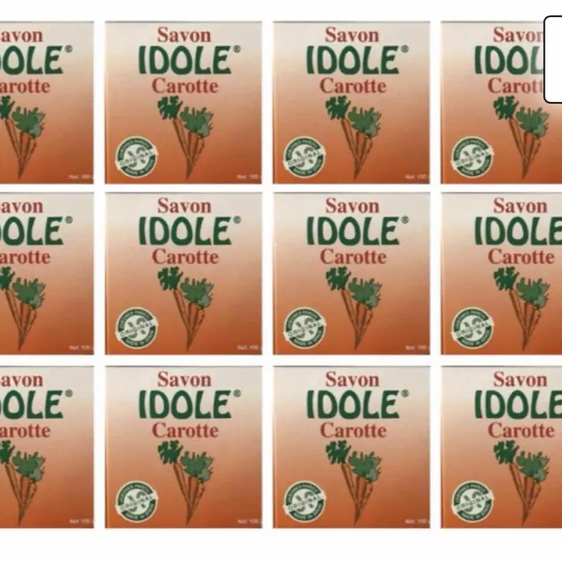 Idole Carrot Soap ORIGINAL MADE IN SPAIN 100g (Pack of 12)