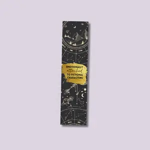Emotionally Attached To Fictional Characters | 2x8 INCH Bookmark