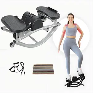 Shape Your Legs & Lift Your Glutes – Auto-Counting Side-to-Side Rocking Stepper for Knee-Friendly Home Workouts