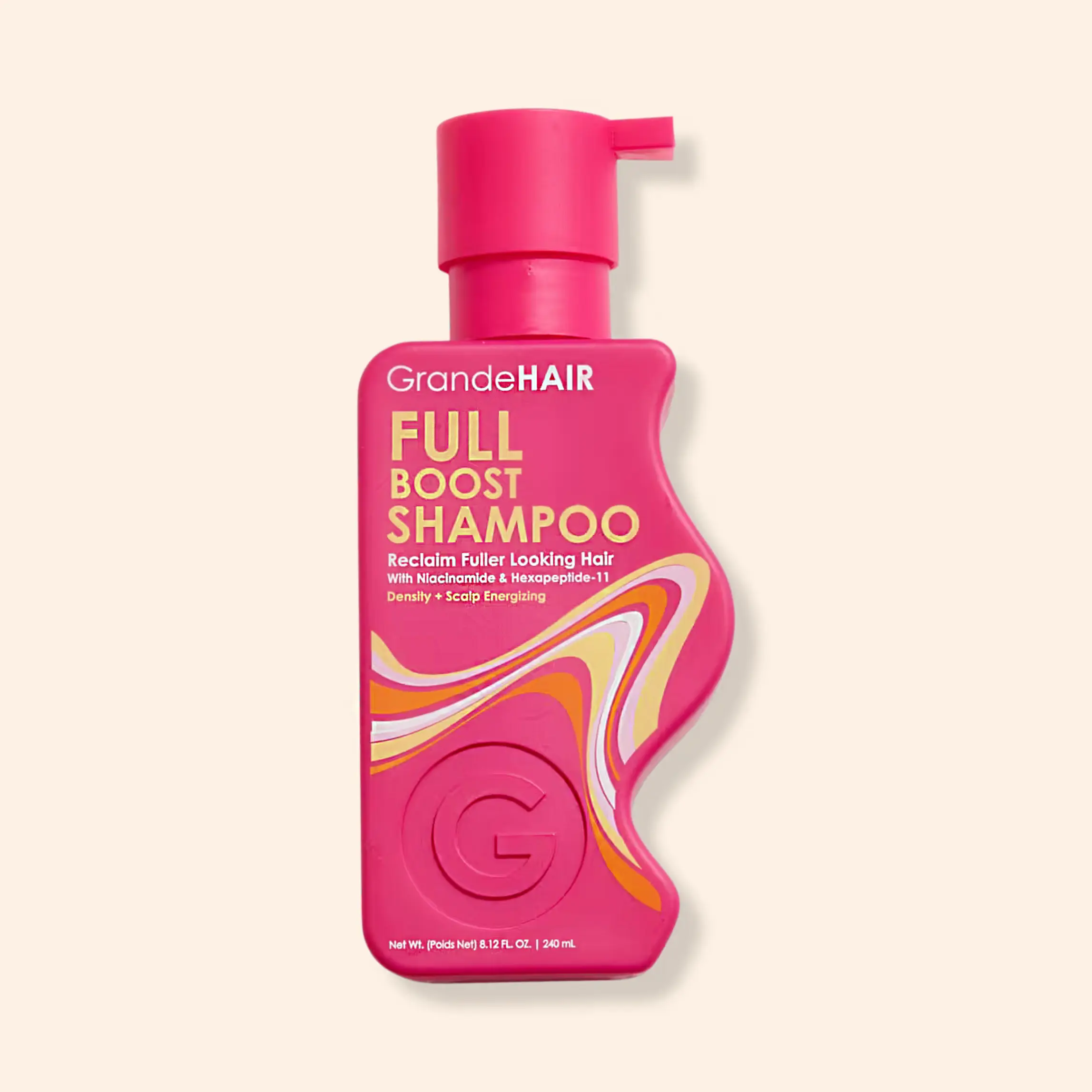 GrandeHAIR Full Boost Shampoo - Grande Cosmetics - Clinically Tested Sulfate-Free Cleansing Formula with Niacinamide & Rice Protein for Thinning Hair Haircare Fragrance - Gentle Lightweight - Pair With GrandeHAIR Full Boost Conditioner