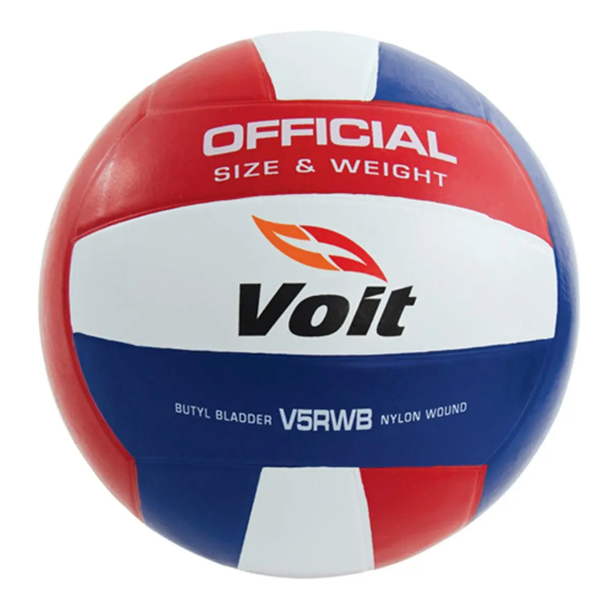 Voit  V5RWB Official-Size Rubber Volleyball