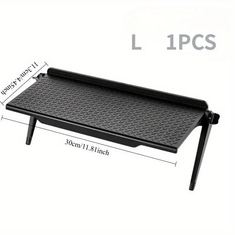 1PC S/L Screen Top Storage Shelf Holder Rack TV Monitor Organizer Practical Home Storage Computer Office Multi-functional Organizer Adjustable Storage Shelf