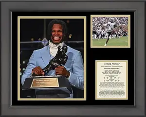 Memorabilia No Frame d Travis Hunter Colorado Buffaloes 2024 Heisman Trophy Winner 
