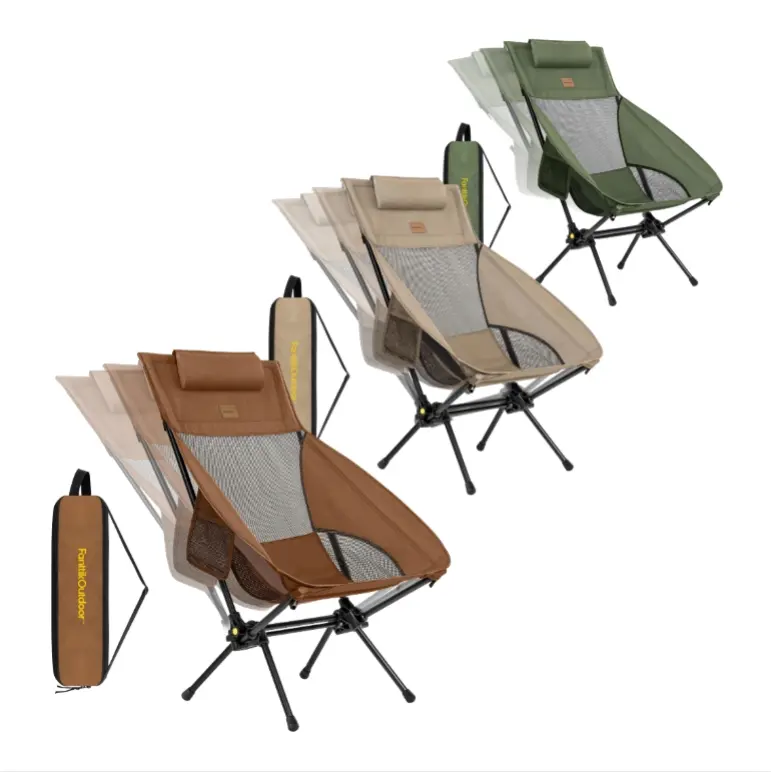 FanttikOutdoor Zeta L8 Max Camping Chair, Portable & Lightweight, Comfort-Driven Foldable Rocking Chair with Carry Bag for Camping, Hiking, Patio, Fishing, Support up to 250 lbs,summerwins,father'sdaygifts,campingessentials,campinggear summerwins
