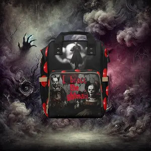 Embrace the Nightmare Chaotic Clowns Backpack