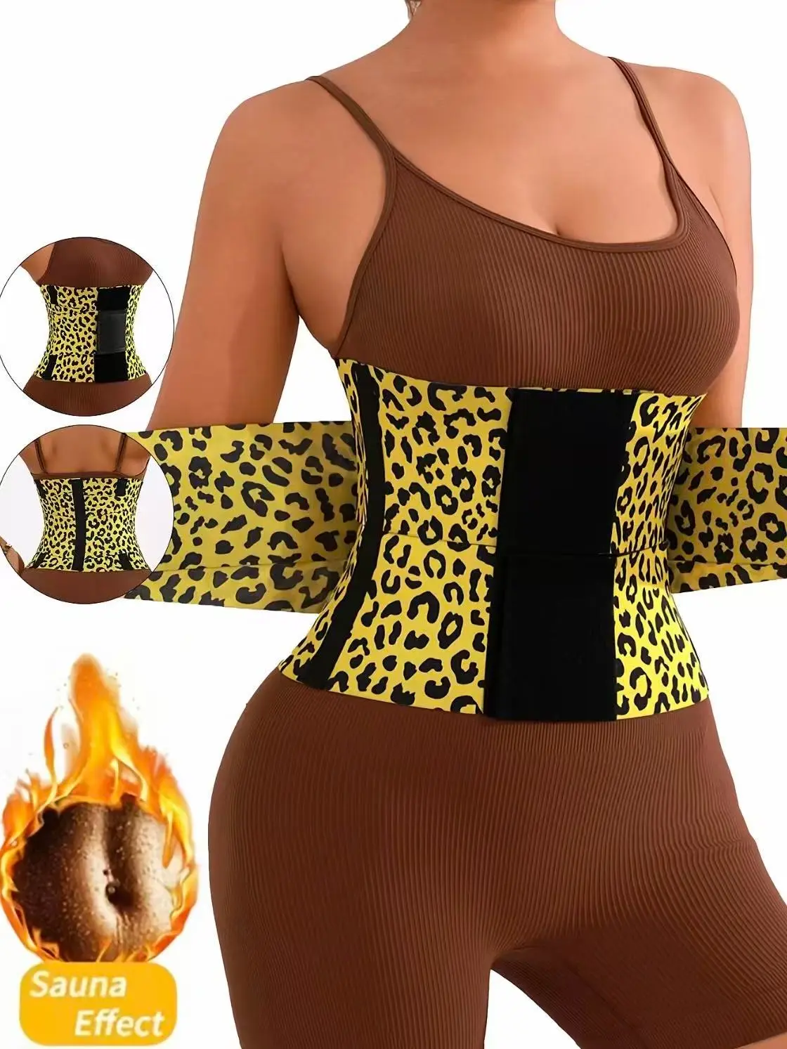 Women's 3-Layer Waist Trainer Wrap, Adjustable Nylon Tummy Control Shaper, Multicolor Compression Cincher for Festival Wear, Waist Trainers, Shaper Waist Trainer