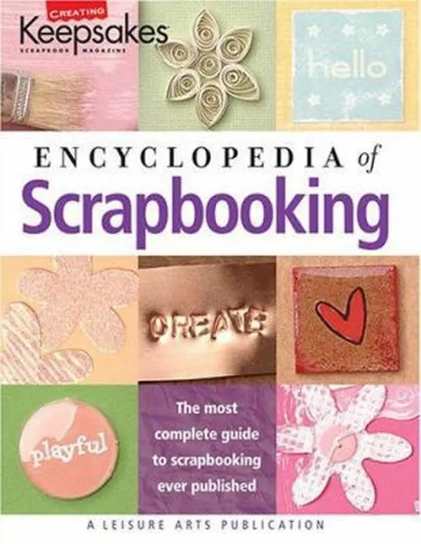 USED Book - Encyclopedia Of Scrapbooking (Creating Keepsakes) by Sunset (Paperback) - english